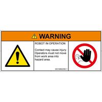 PL警告表示ラベル（ISO準拠）│その他の危険:一般的な警告│IX0108822│警告│Sサイズ