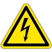 PL警告表示ラベル（ISO準拠）│電気的な危険:感電│IB01│シンボルマーク