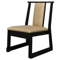 アースモス 椅子高座椅子 背もたれ縦型L1325 布調ゴールド ウッドフレーム (1個入) utw-74220756（直送品）