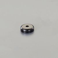 エスコ φ20x穴4.5mm/ 9kg 超強力マグネット(黒) EA781EM-21 1セット(10個)（直送品）