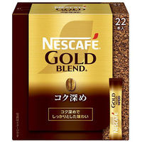 【スティックコーヒー】ネスレ日本 ネスカフェ ゴールドブレンド コク深めスティック ブラック 1箱（22本入）