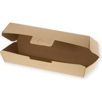 シモジマ 食品箱 ネオクラフト ホットドッグボックス ミニ クラフト 004248029 1セット（160枚：20枚×8束）
