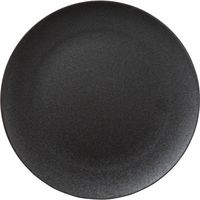 陶里 大皿 グレーゼアース黒28cm皿 (1個入) tri-303305708（直送品）