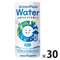 ポッカサッポロ Green Pack Water 195g 紙 1箱（30本入）