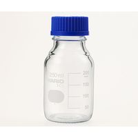 HARIO（ハリオ） 耐熱ねじ口瓶（液切リング付） GL-45 250mL NBO-250-SCI 1セット（4本） 62-9920-25（直送品）