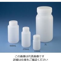 ニッコー・ハンセン Jボトル丸型 広口（ナチュラル） 100ml 1セット（50個：1個×50） 15-1012-55（直送品）