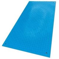 ウッドプラスチックテクノロジー イベント用樹脂製敷板 Wターフ 青 10枚入り WT-BLU-10（直送品）