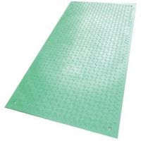 ウッドプラスチックテクノロジー イベント用樹脂製敷板 Wターフ 緑 10枚入り WT-GRE-10（直送品）