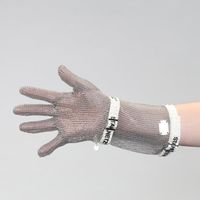 エスコ [XS/375mm] 手袋(5本指/ステンレス製/左右兼用) EA354SE-11 1枚（直送品）