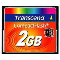 トランセンドジャパン　TS2GCF133　２ＧＢ　コンパクトフラッシュカード　（１３３Ｘ、Ｔ　ＹＰＥ　Ｉ）　１個　（直送品）