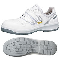 ミドリ安全 JIS規格 静電安全靴 スニーカータイプ G3695 静電 大 30.0cm ホワイト 1204051503 1足（直送品）