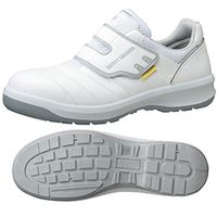 ミドリ安全 JIS規格 静電安全靴 スニーカータイプ G3595 静電 25.0cm ホワイト 1204050409 1足（直送品）
