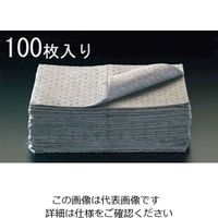 エスコ 410x510x3mm吸収マット(油・液体用/100枚) EA929DD-11 1箱(100枚)（直送品）