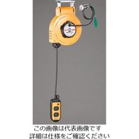 エスコ AC125V/15Ax6.0m 自動巻リール付コンセント EA815SS-2 1個（直送品）