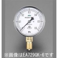 エスコ 100mm/ 0ー10MPa 圧力計(耐脈動圧型) EA729GM-100 1個（直送品）