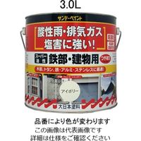エスコ 3.0L 油性・多目的塗料/鉄部・建物用(白) EA942EC-31 1缶（直送品）
