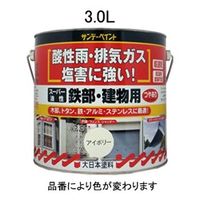 エスコ 3.0L 油性・多目的塗料/鉄部・建物用(黒) EA942EC-34 1缶（直送品）