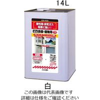 エスコ 14.0L 油性・多目的塗料/鉄部・建物用(白) EA942EC-41 1缶（直送品）