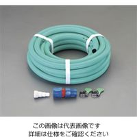 エスコ 30m ウォーターホース(アダプター付/ギルモア用) EA124DN-30 1セット(1本)（直送品）