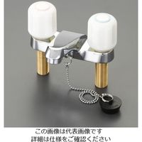 エスコ PJ 1/2” 2ハンドル混合栓 EA468CN-2 1個（直送品）