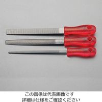 エスコ 250mm 鉄工やすり(ステンレス用・3種・3本組/荒中) EA521TR-25 1セット（直送品）