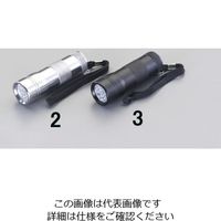 エスコ（esco） ［単4x3本］ フラッシュライト/LED・UV（黒） 1個 EA758FL-3（直送品）