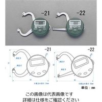 エスコ　キャリパーゲージ（デジタル）　EA725AC