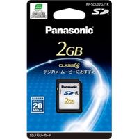 パナソニック　2ＧＢ　ＳＤメモリーカード　RP-SDL02GJ1K　1枚