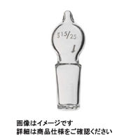 三商　三商　透明摺合せ玉栓　分液ロート用15／25　　82-3996　1個　（直送品）