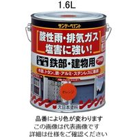 エスコ 1.6L 油性・多目的塗料/鉄部・建物用(白) EA942EC-21 1セット(2缶)（直送品）