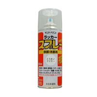 エスコ 300ml ラッカースプレー(透明) EA942EM-4 1セット(10本)（直送品）