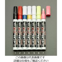 エスコ [黄/中字] 油性タフペイント(10本) EA765MT-4 1セット(30本:10本×3箱)（直送品）