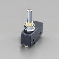 エスコ 125V/15Aマイクロスイッチ(パネル取付押ボタン) EA940DK-34 1セット(4個)（直送品）