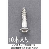 エスコ 3.1x 25mm 皿頭木ねじ(ステンレス製/10本) EA949ED-315 1セット(200本:10本×20パック)（直送品）