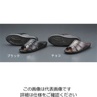 エスコ [3L] サンダル(黒) EA910SR-3 1セット(2足)（直送品）