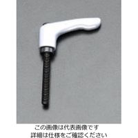 エスコ M8x30mm 雄ねじクランプレバー(シルバー) EA948C-124 1セット(5個)（直送品）