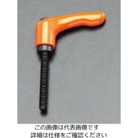 エスコ M8x15mm 雄ねじクランプレバー(オレンジ) EA948CB-121 1セット(5個)（直送品）