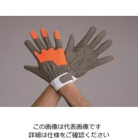 エスコ [M] 手袋(レスキュー・合成革) EA353BK-1 1セット(2双)（直送品）