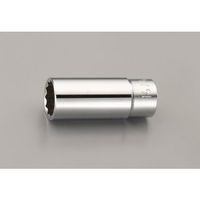 エスコ 3/8”DRx19mm ディープソケット EA618BR-19 1セット(4個)（直送品）