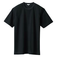アイトス（AITOZ） 吸汗速乾（クールコンフォート）半袖Tシャツ（ポケット無し）（男女兼用） ブラック SS 10574-010（直送品）