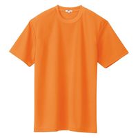 アイトス（AITOZ） 吸汗速乾（クールコンフォート）半袖Tシャツ（ポケット無し）（男女兼用） オレンジ 3L 10574-063（直送品）