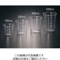 アズワン ディスポPPクリアカップ 100mL 1箱(1000個入) 1-2957-01 1箱(1000個)（直送品）