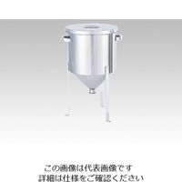 日東金属工業 ホッパー容器 平鋼脚付 10L HT-ST-FL-24 1個 1-2773-01（直送品）