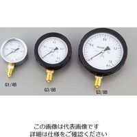 アズワン 汎用圧力計A形 φ60 G1/4B2.5 1個 1-7465-07（直送品）