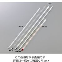 日本計量器工業 石油類試験用ガラス製温度計（JIS適合） 中アニリン点用 AP-40 1本 1-6377-14（直送品）