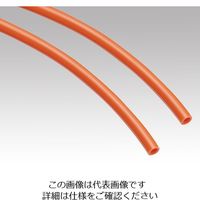 アズワン ポリウレタンチューブ φ4.0×φ6mm 橙 1巻(20m) 1-8228-03 1巻（直送品）