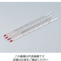 日本計量器工業 フッ素樹脂被膜温度計 ー20~+100°C アルコール JC-2217 1本 1-8277-07（直送品）