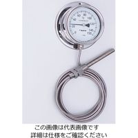 佐藤計量器製作所 隔測式温度計（壁掛式） 0～100℃ LB-100S 1個 2-1336-03（直送品）