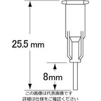 武蔵エンジニアリング PTFEニードル ブルー TN-14G 1箱(50個) 2-1586-01（直送品）