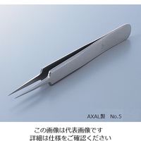 RUBIS MEISTER ピンセット AXAL No.5 5-AXAL 1本 2-5149-13（直送品）